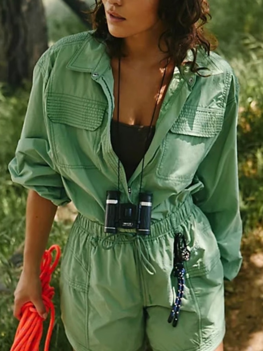 Free people movement Light Green Utility Jacket - Women